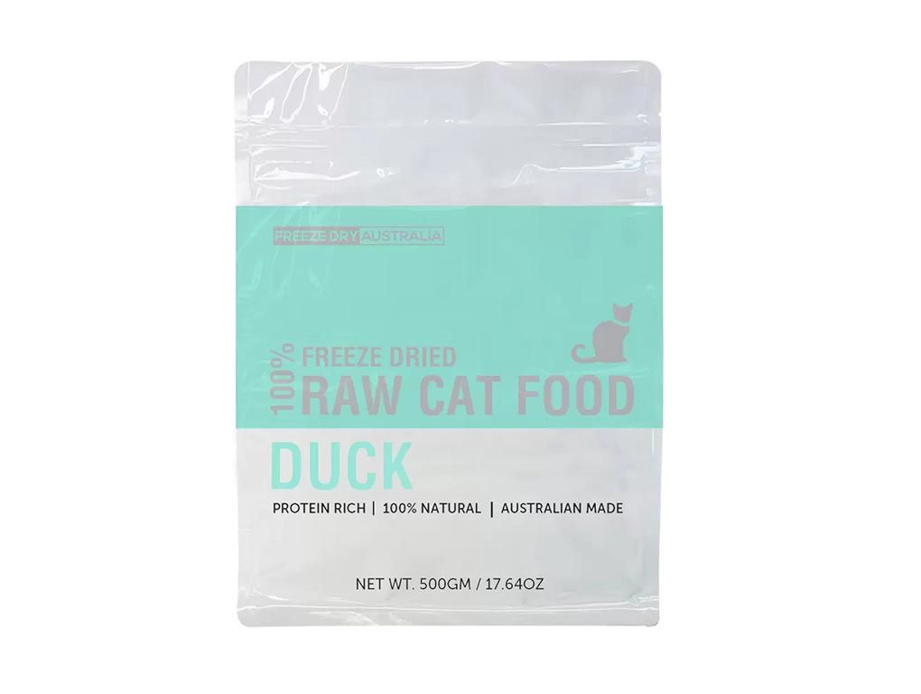 Freeze Dry Australia 100% Raw Cat Food Duck 250gm