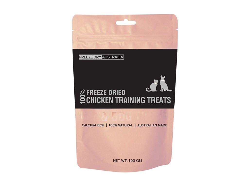 Freeze Dry Australia Freeze Dried Chicken Training Treats 100g