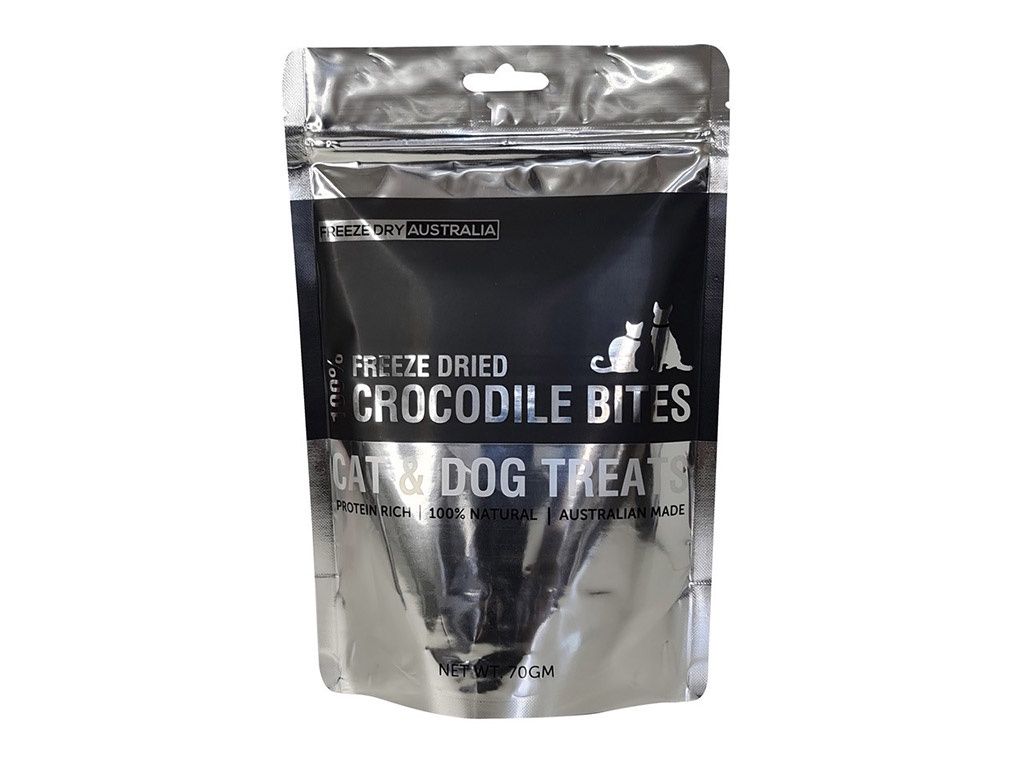 Freeze Dry Australia Freeze Dried Crocodile Bites 100g