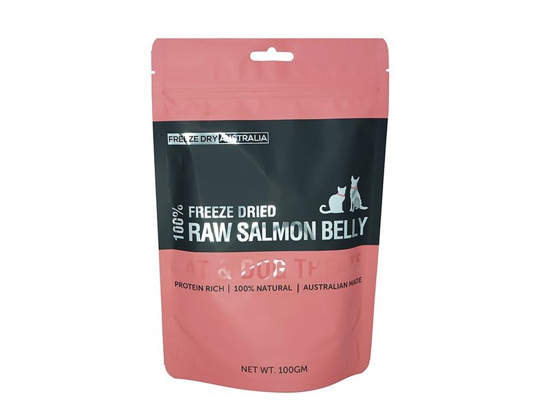 Freeze Dry Australia Freeze Dried Salmon Bellies 100g