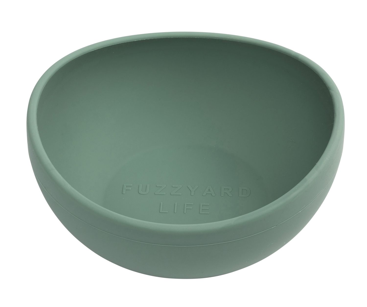 FuzzYard Life Silicone Bowl Myrtle Green Large