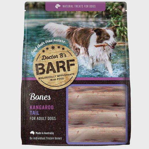 Dr BARF Frozen Kangaroo Tails 6 Pack