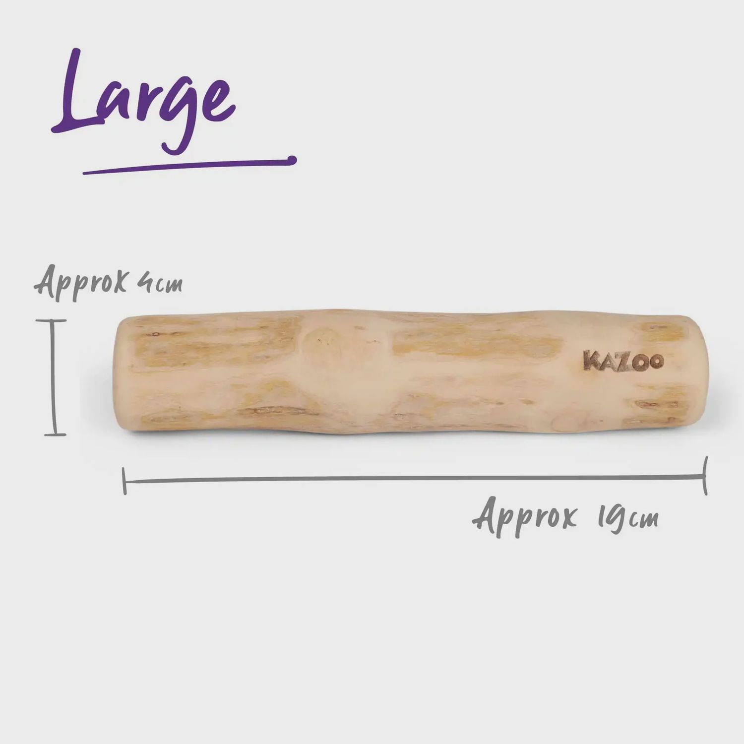 Kazoo Coffee Wood Chew Large