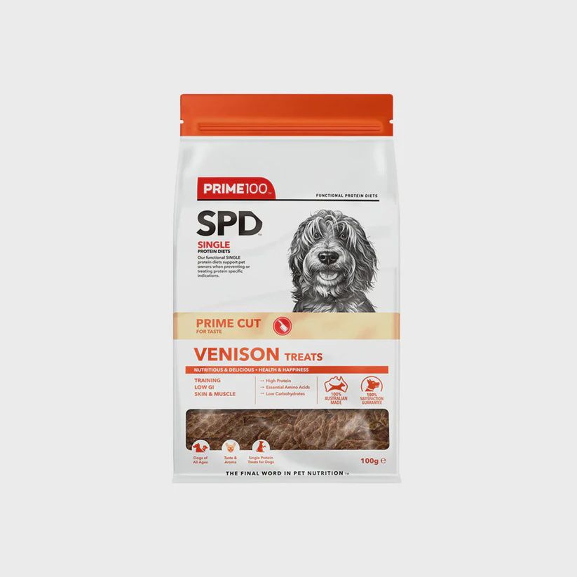 Prime SPD Prime Cut Treats Venison 100G