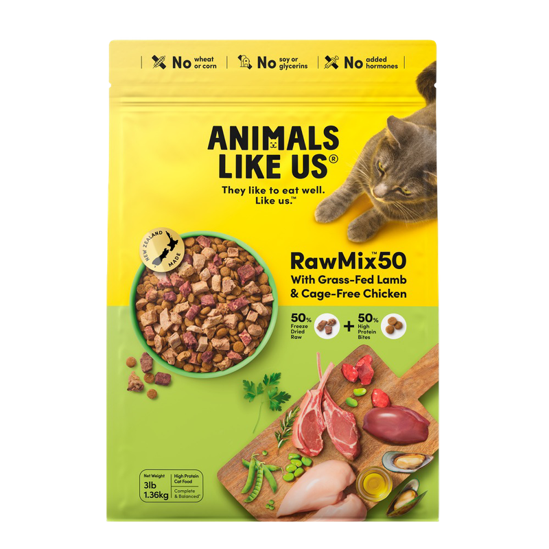 Animals Like Us Rawmix50 With Lamb And Chicken Cat Food 1.36Kg
