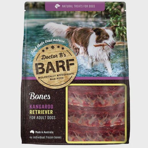 Dr B's BARF Dog Kangaroo Retriever Bone 4 pack