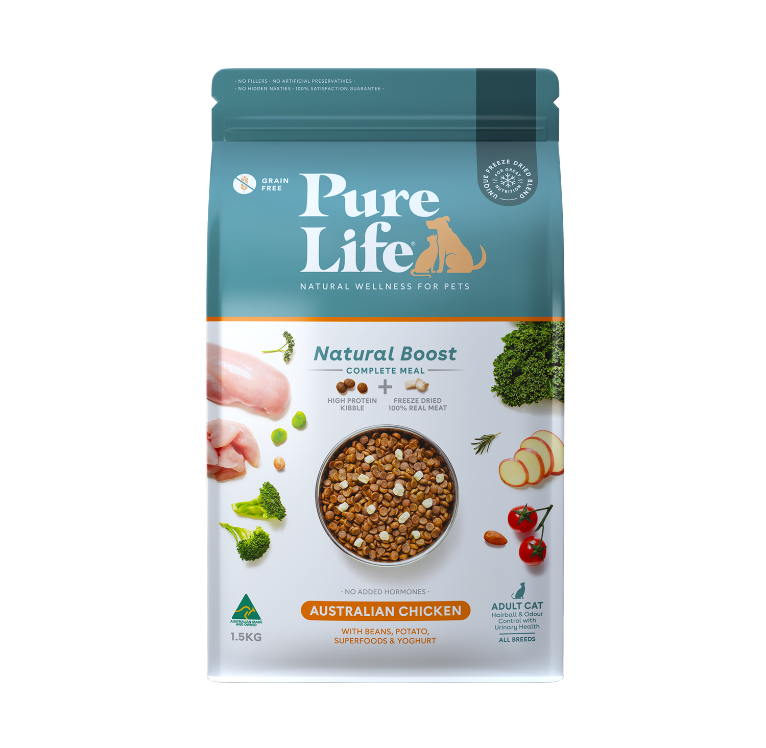 Pure Life Cat Chicken 1.5Kg