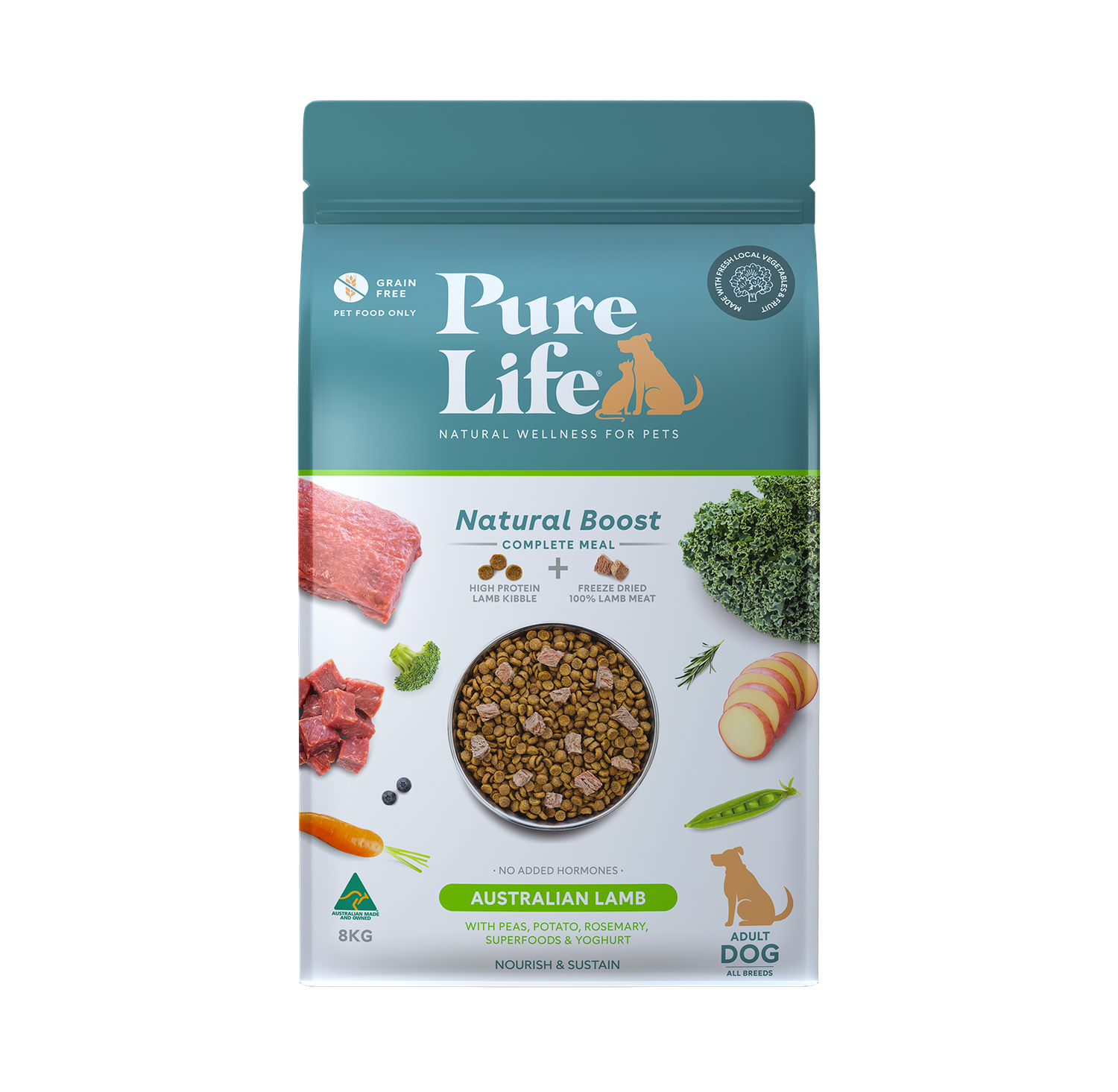 Pure Life Dog Lamb 8Kg