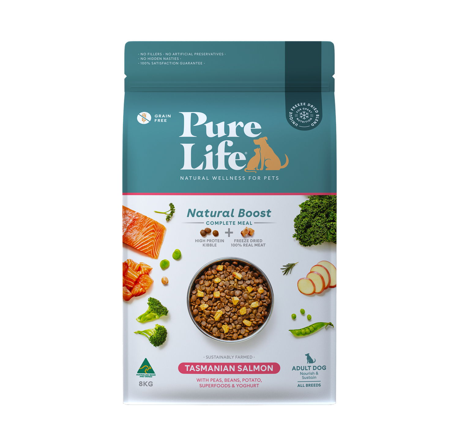 Pure Life Dog Salmon 8Kg
