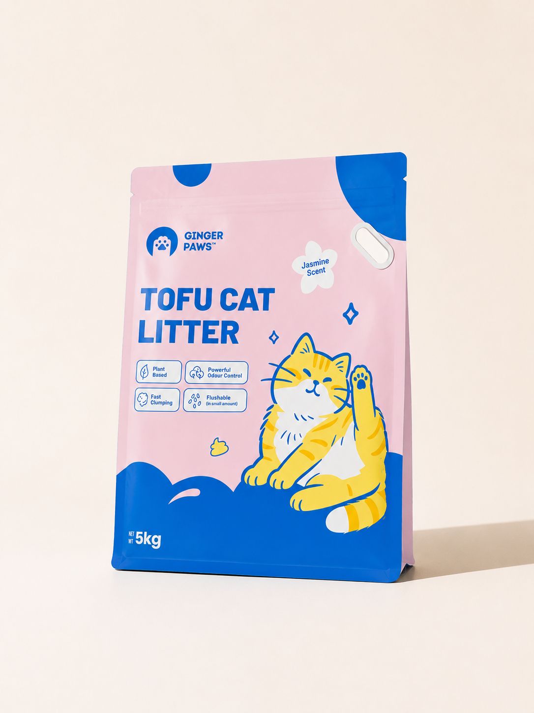 Ginger Paws Orignal Tofu Litter 5kg