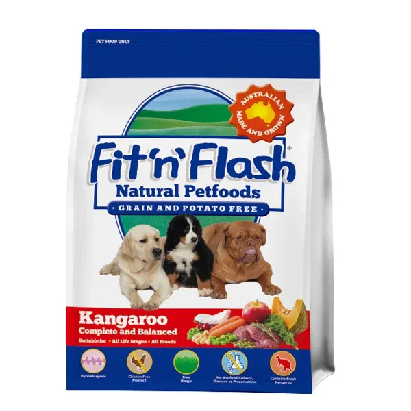 Fit n Flash Kangaroo Dry Dog Food 2kg