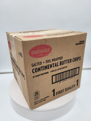 Dairygold salted butter chip continental 47 cut, 17 pound