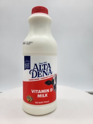 Alta Dena Whole milk plastic QT 32 oz