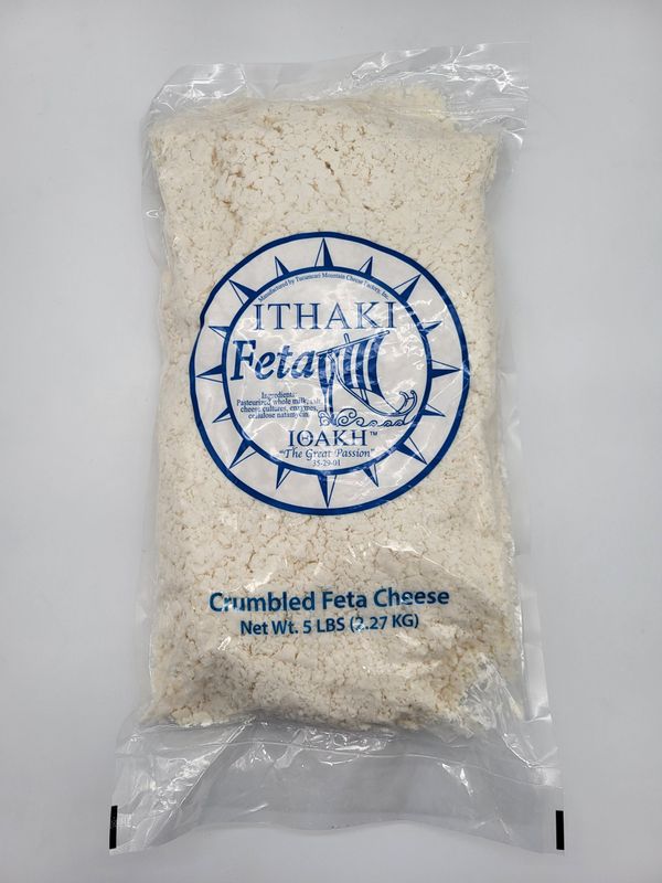 Feta cheese crumble 
5 pound bag