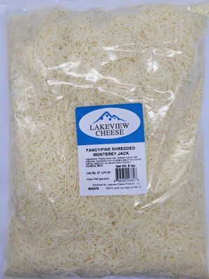 Lakeview cheese 5 pound shredded jack fine shred