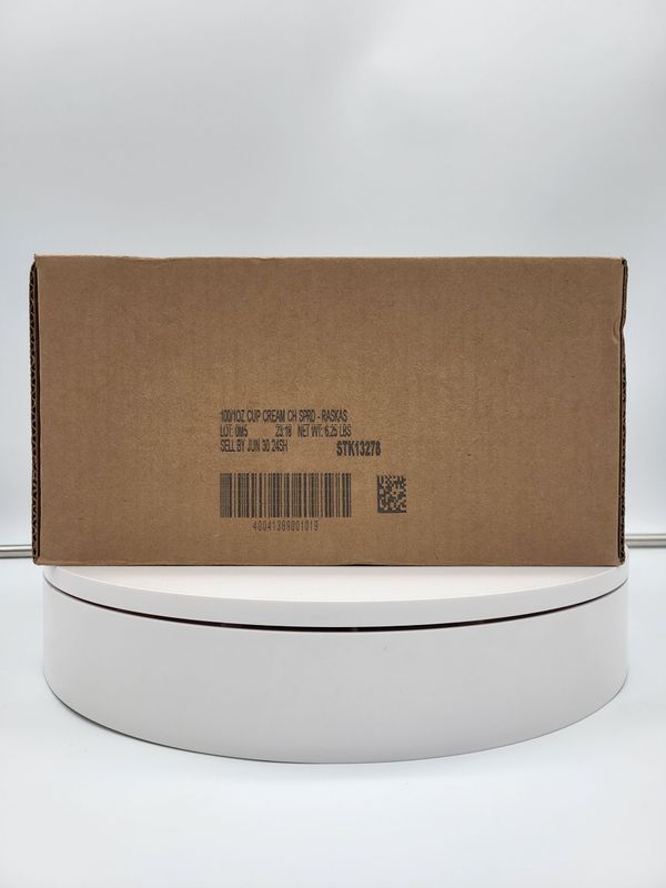 Raskas
Cream cheese 
100/1oz cups