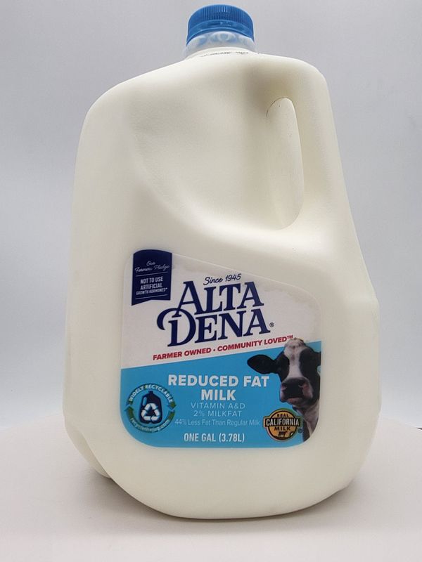 Alta Dena Reduced fat 2% 
Gallon