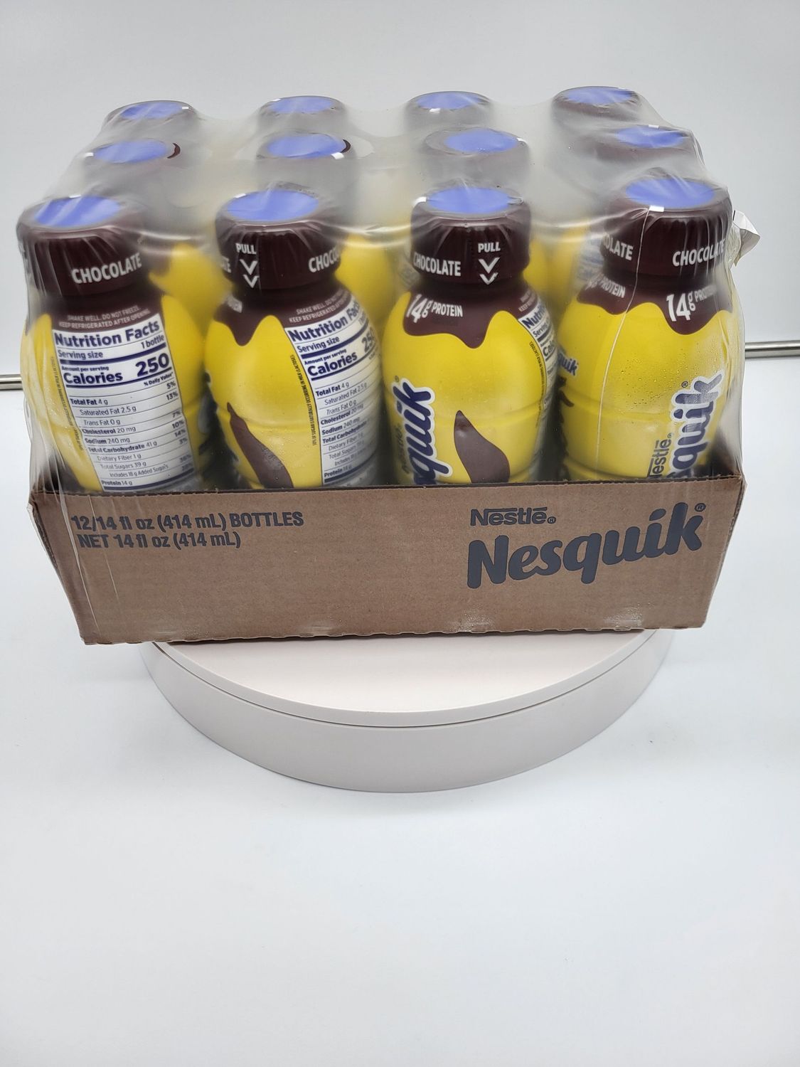 Nestle chocolate milk, 12/16oz case