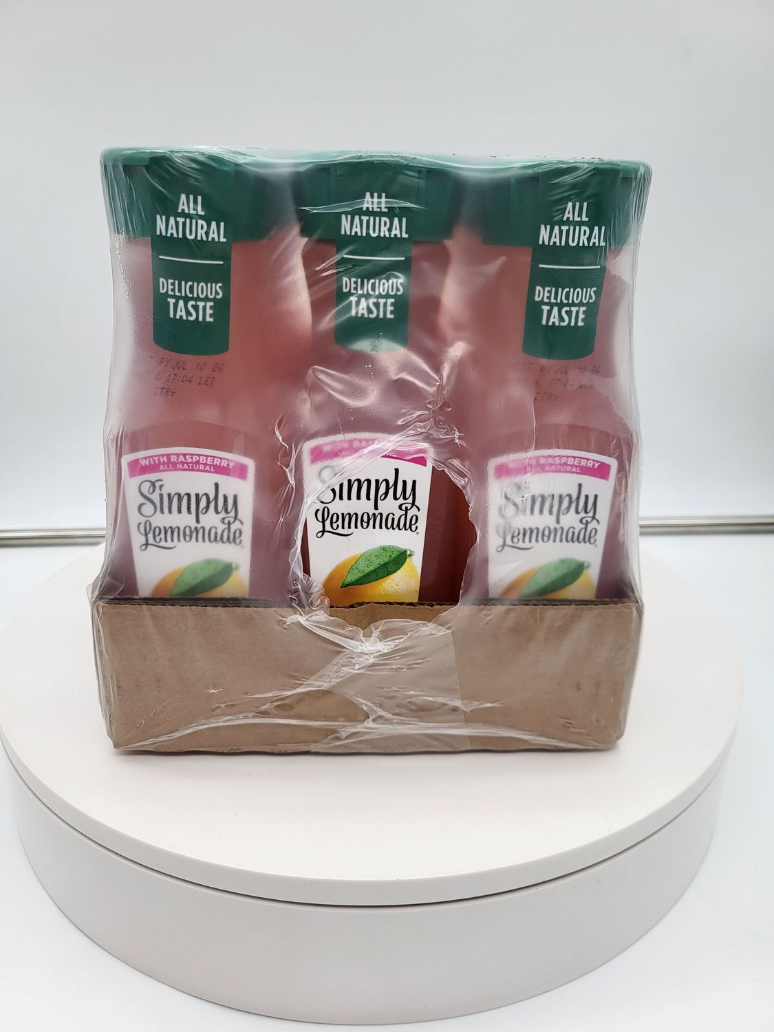 Simply juice raspberry lemonade