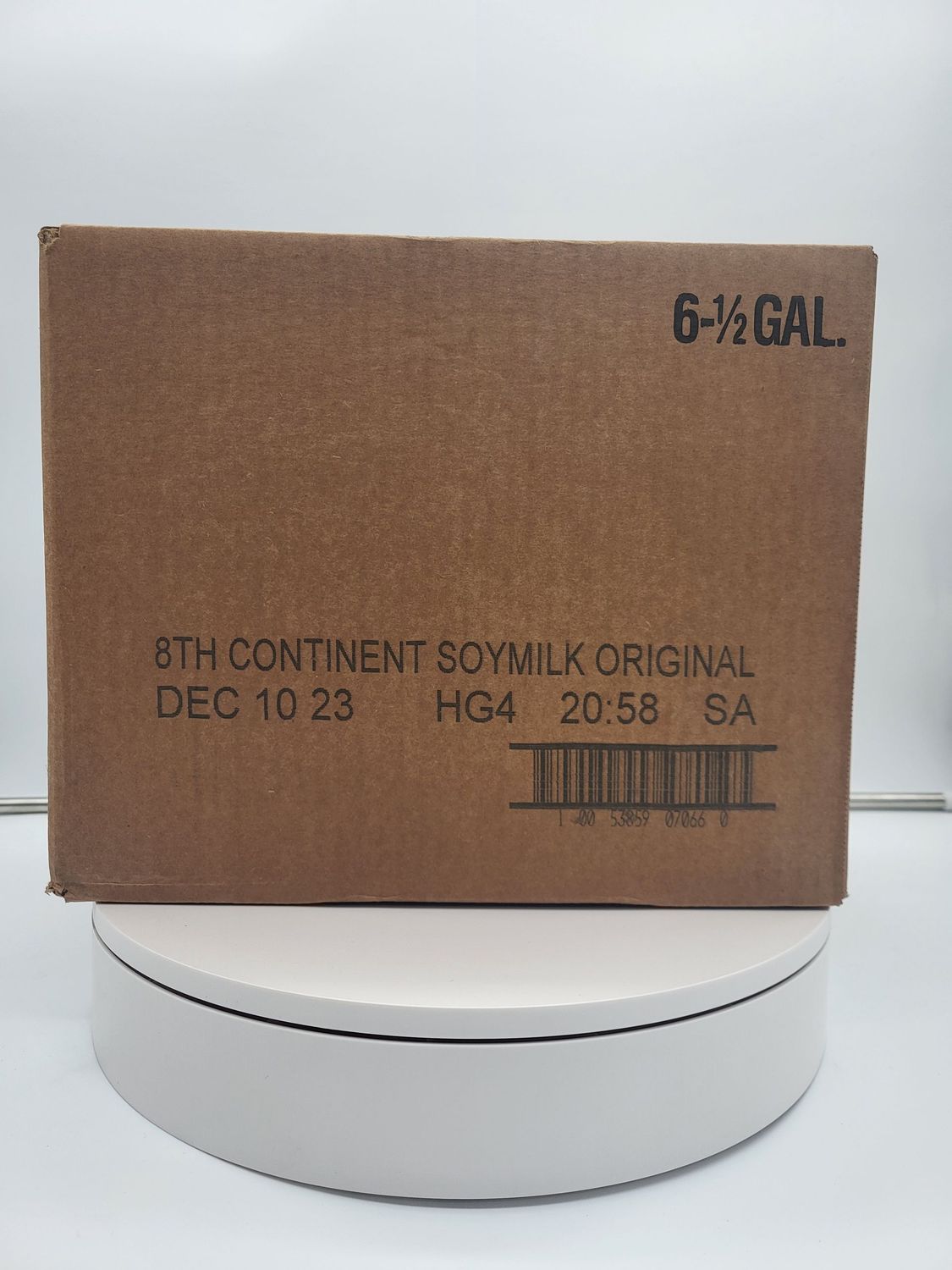8th continent soy milk plain 6/hg