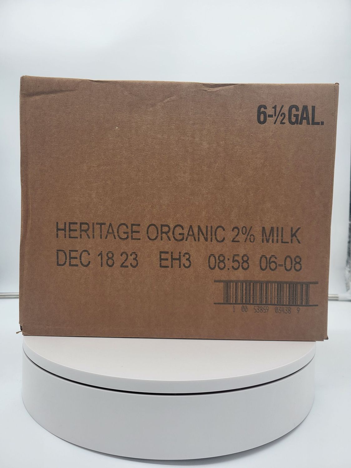 Heritage organic reduced fat 2% 6/hg