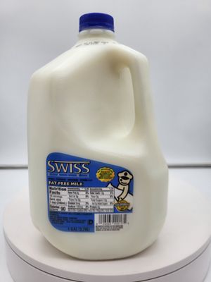 Swiss Skim Milk, Fat free, Gallon