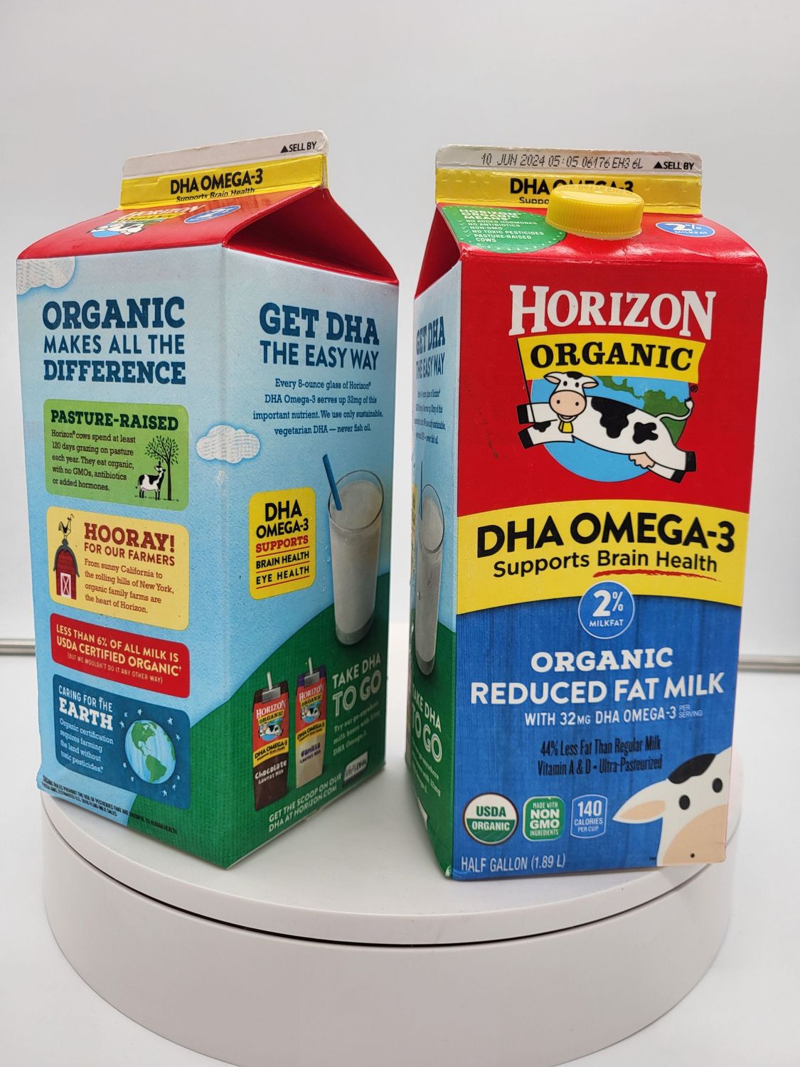 Horizon DHA Organic 2% Reduced Fat 6/hg