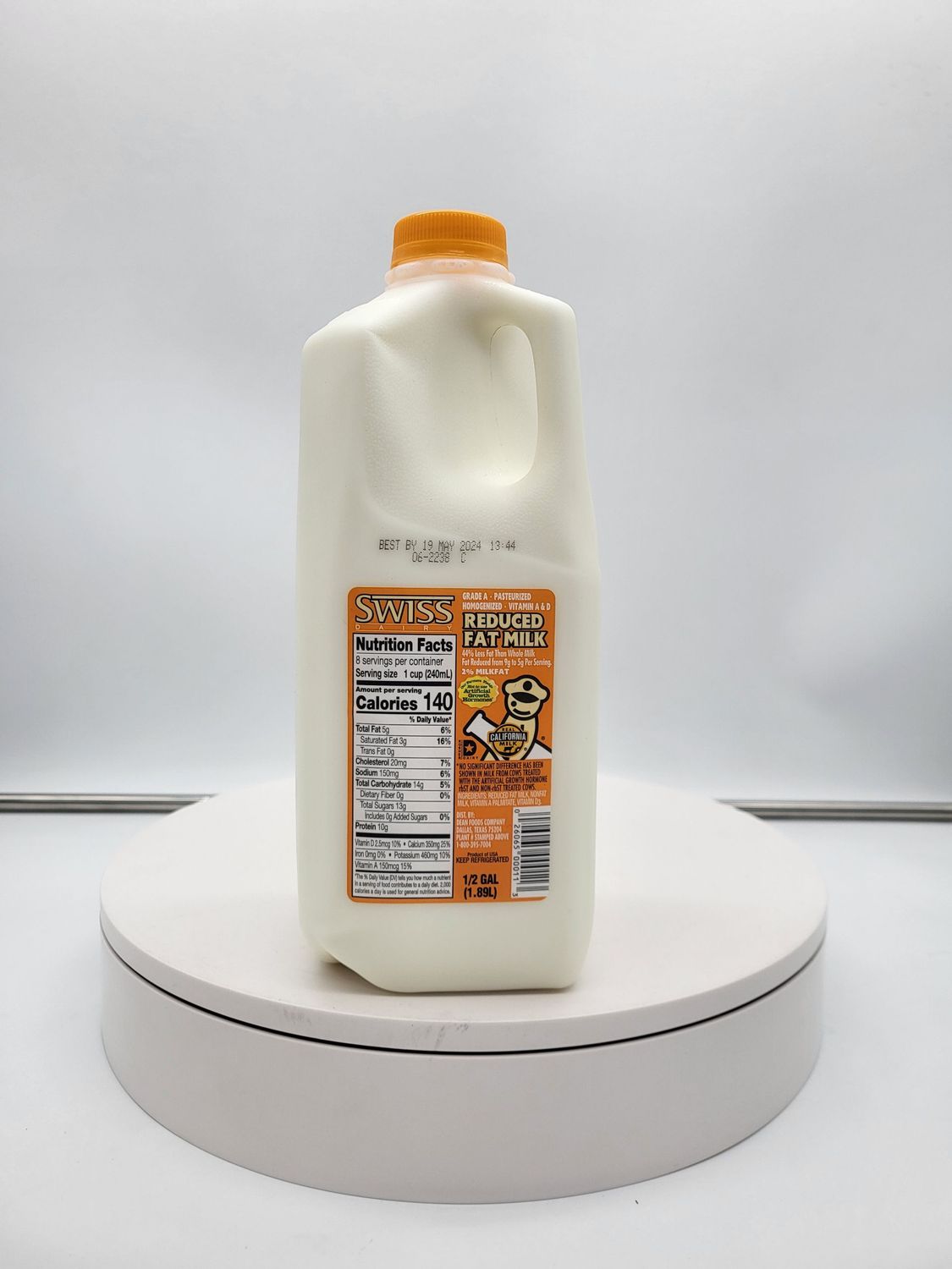 Swiss 2% Half Gallon