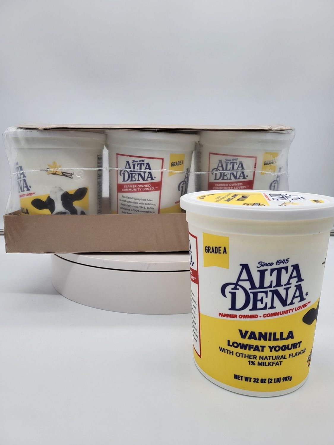 Alta Dena Low Fat Vanilla Yogurt 6/32 oz. Case
