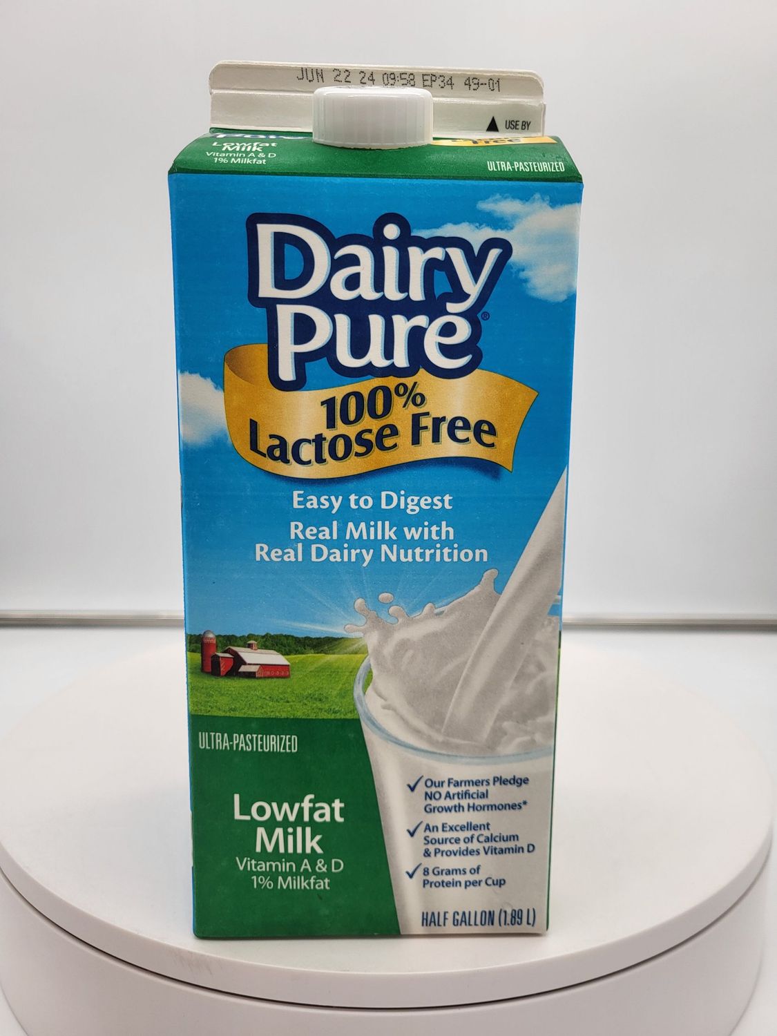 Dairy pure Lactose Free 1% 6/hg case