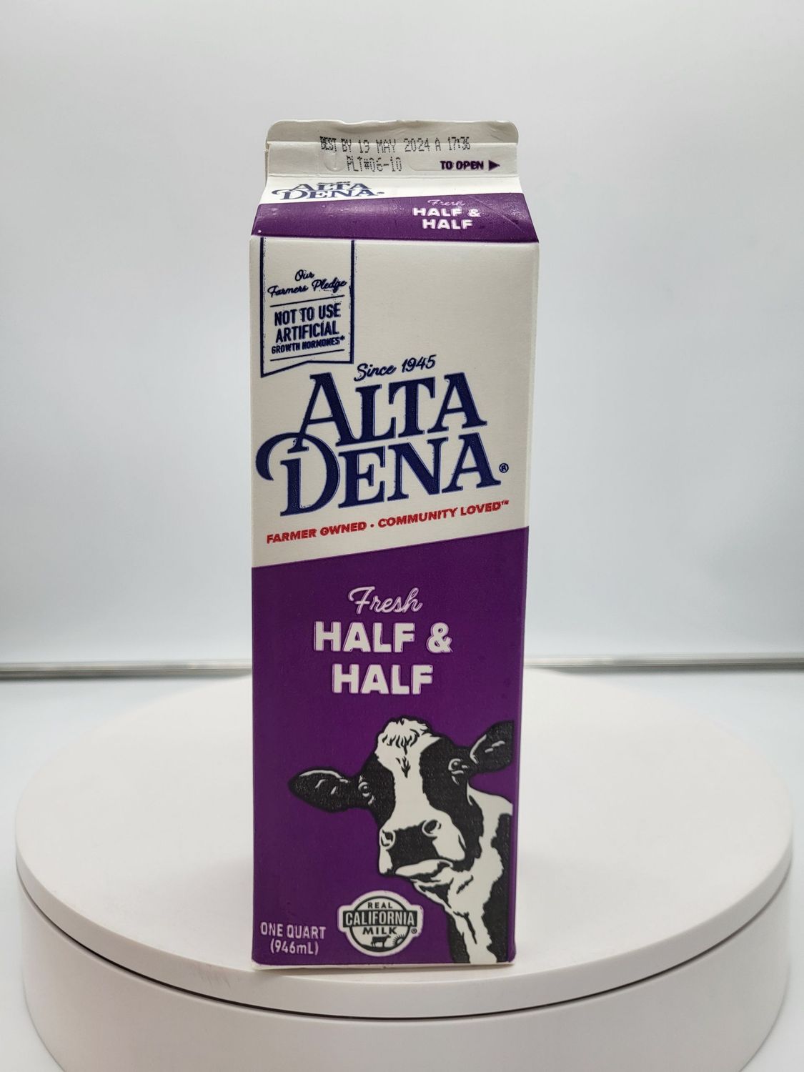 Alta Dena Half & Half Paper One Quart