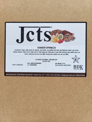 Rainbow sprinkles 25LB Case Rainbow sprinkles 25LB Case