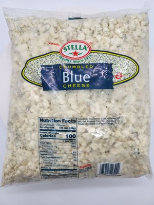 Stella Cheese blocks Blue cheese crumble 5 lbs. bags