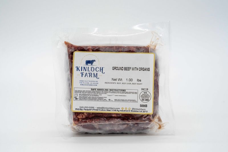 Ground Beef, Liver &amp; Heart