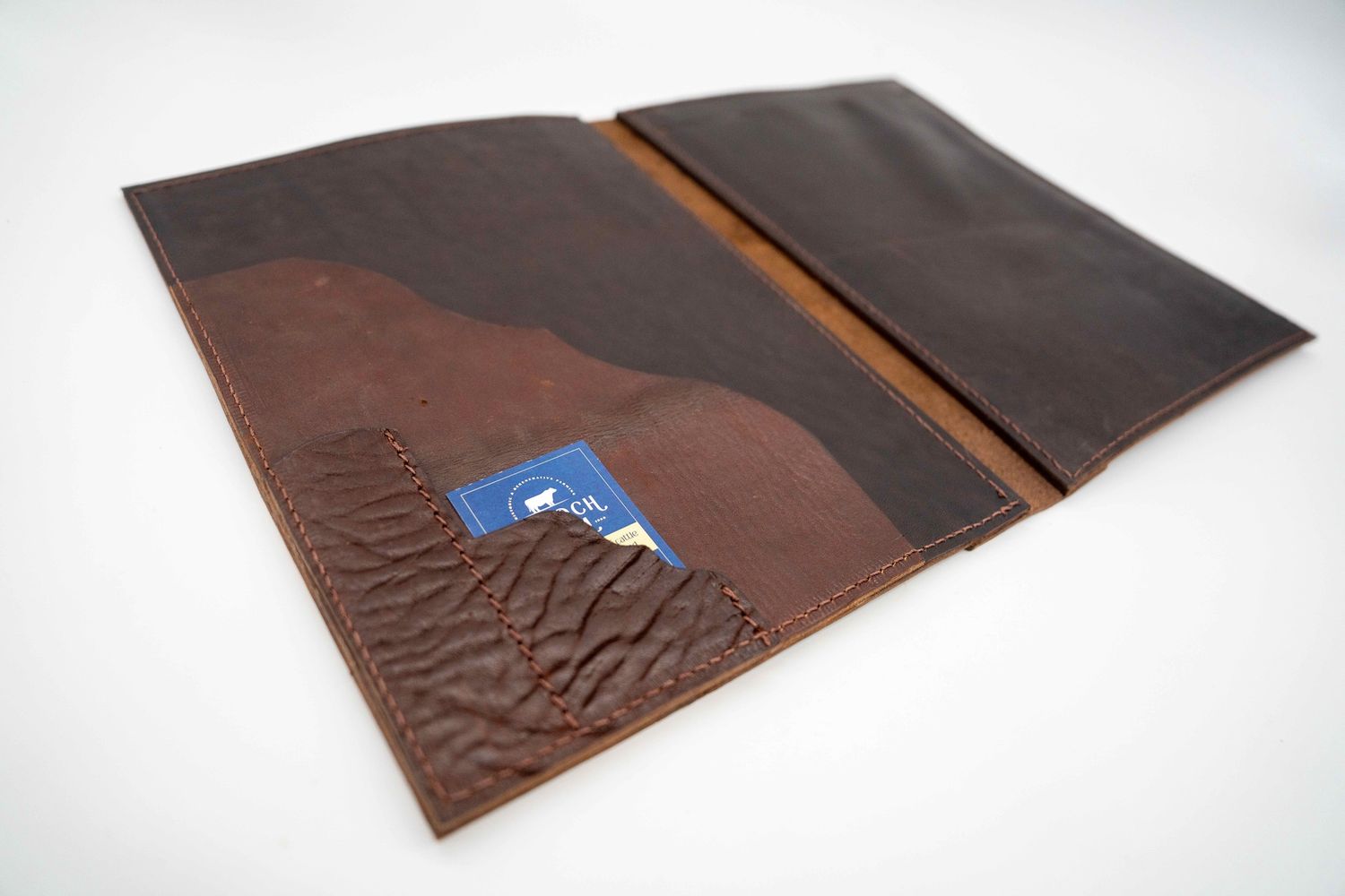 Kinloch Farm Leather Portfolio, Color: Brown/Brown