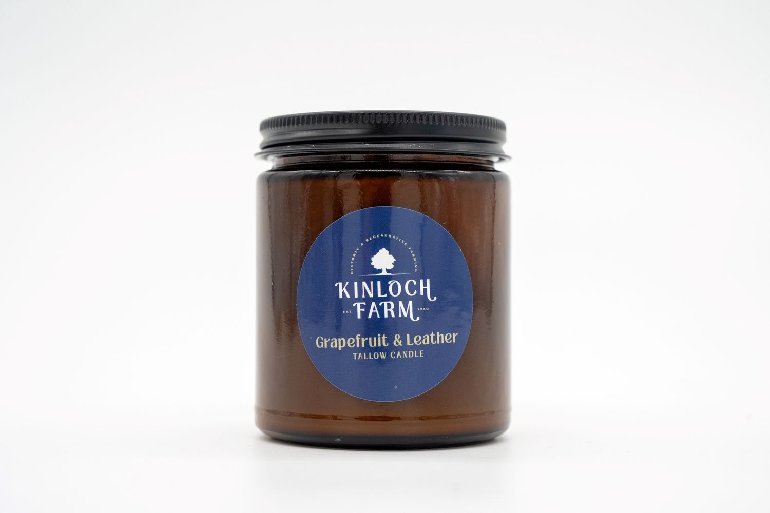 Kinloch Farm Candle, Grapefruit &amp; Leather