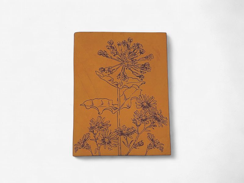Engraved Free Fall Laser Sketchbook