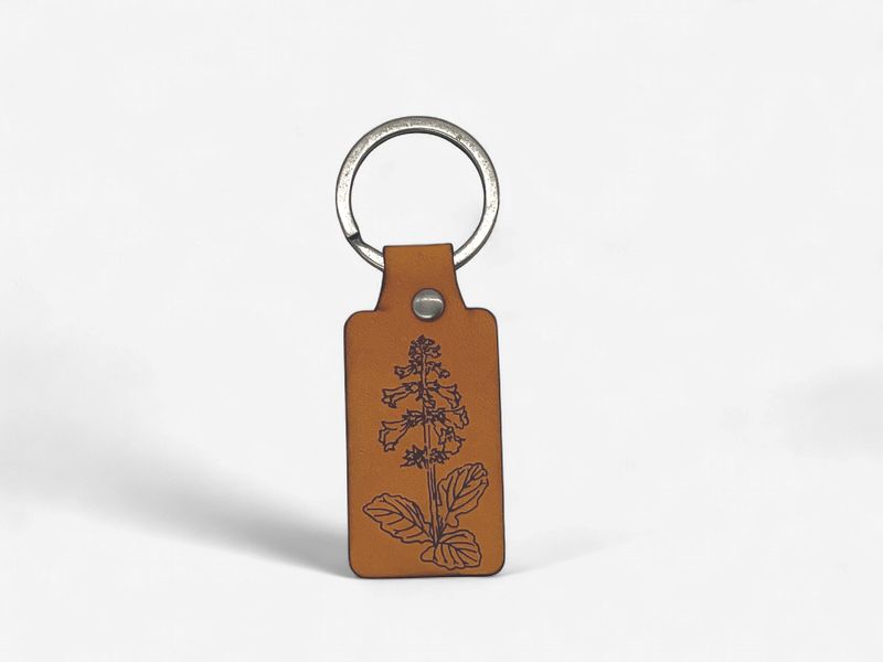 Engraved Free Fall Laser Keychain
