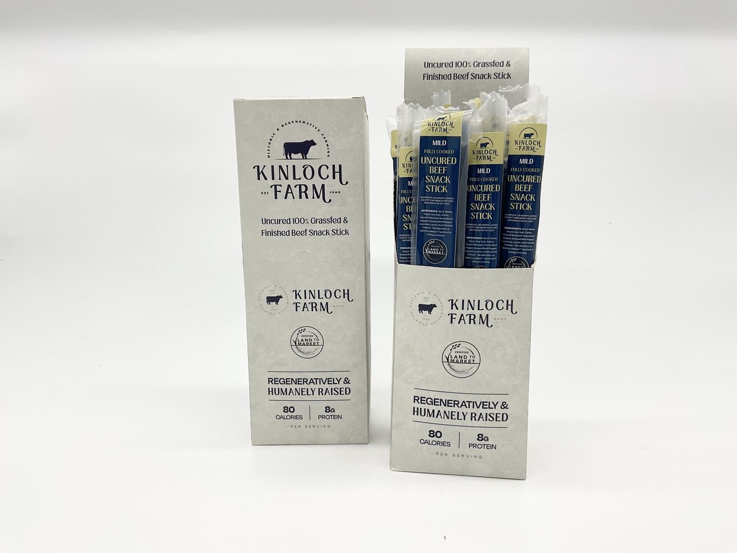 Uncured Mild Beef Snack Stick, 20 Count, 60 Count, 100 Count, Pack: Mild, 20 ct.