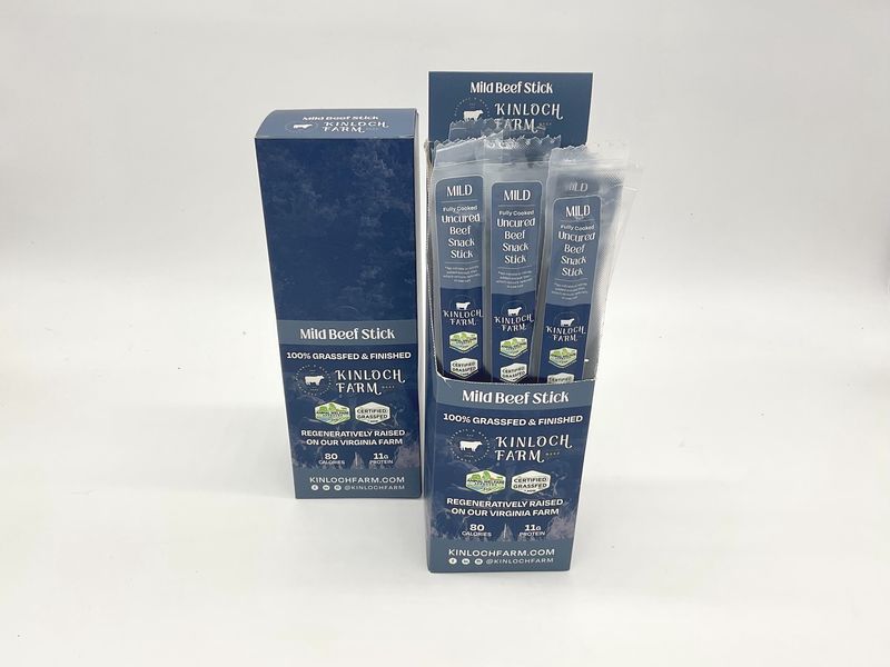 Uncured Mild Beef Snack Stick, 20 Count