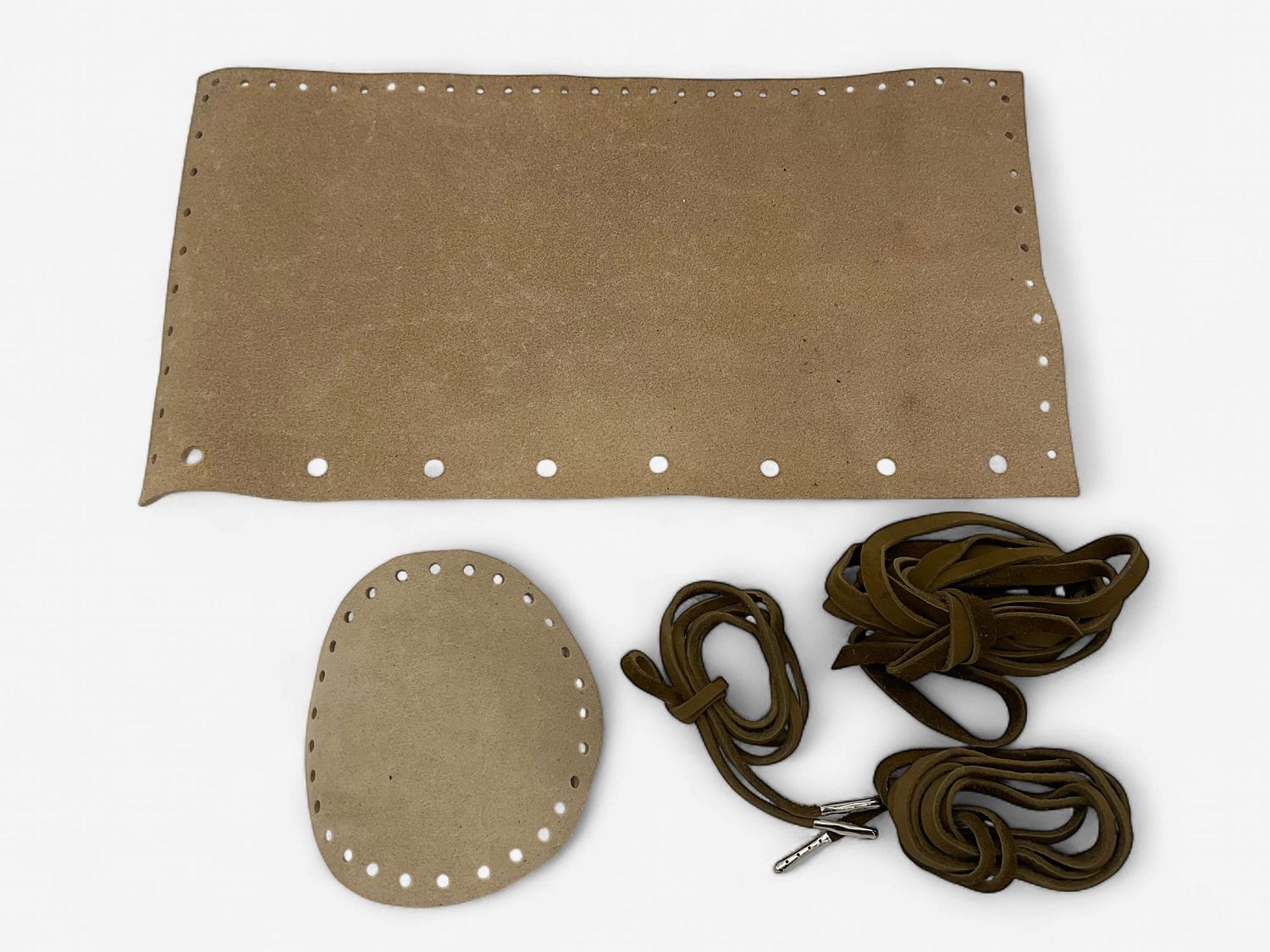 Leather Drawstring Bag Kit