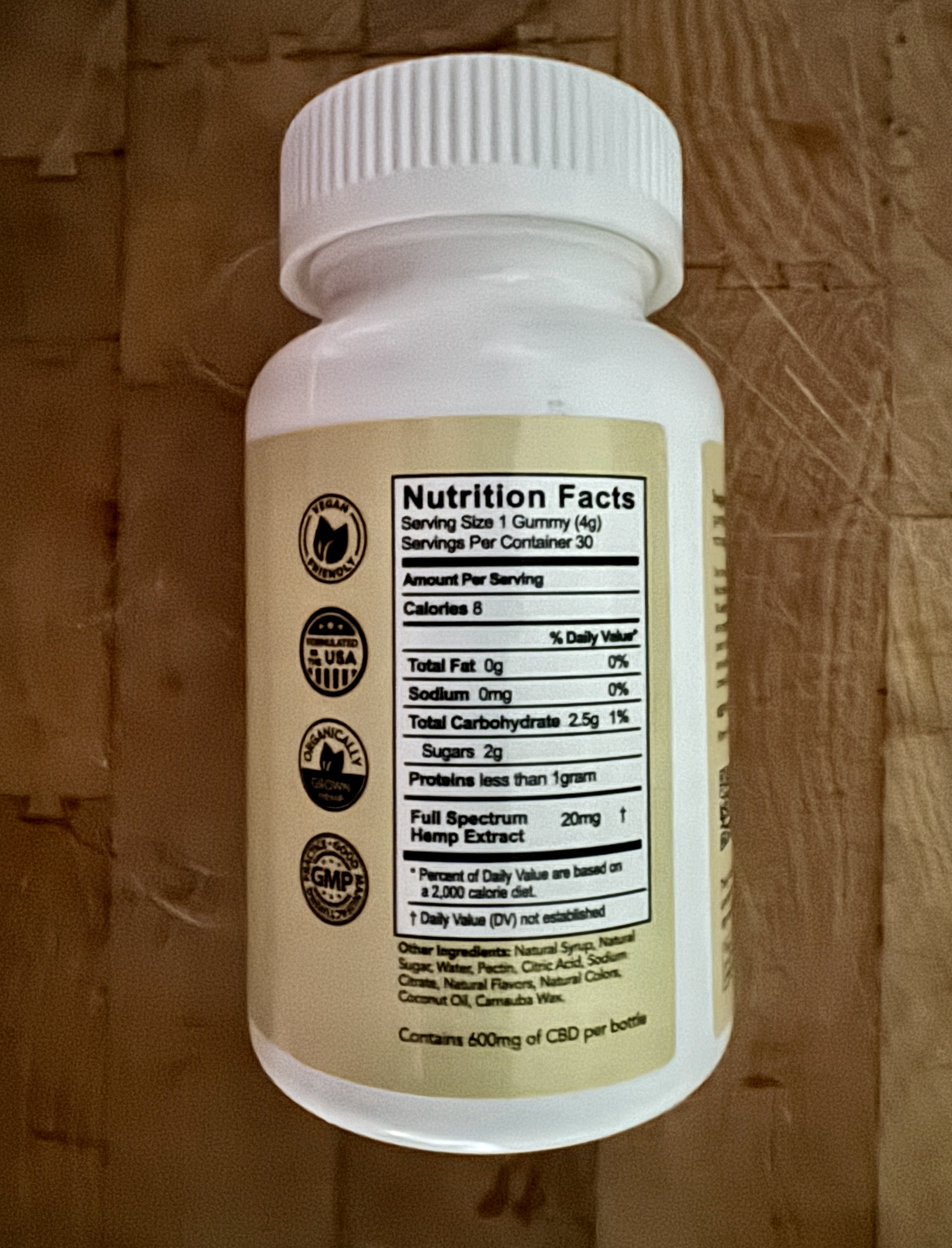 CBD Mixed Berry 25mg Gummies (30 Count)