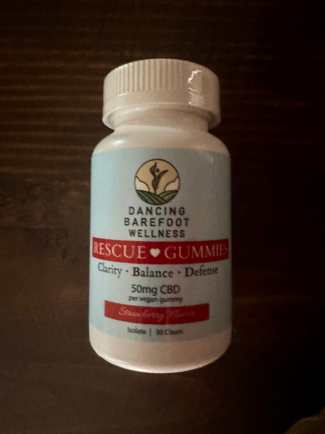 Rescue Gummies: 50 mg CBD & No THC: 30-Count Bottle