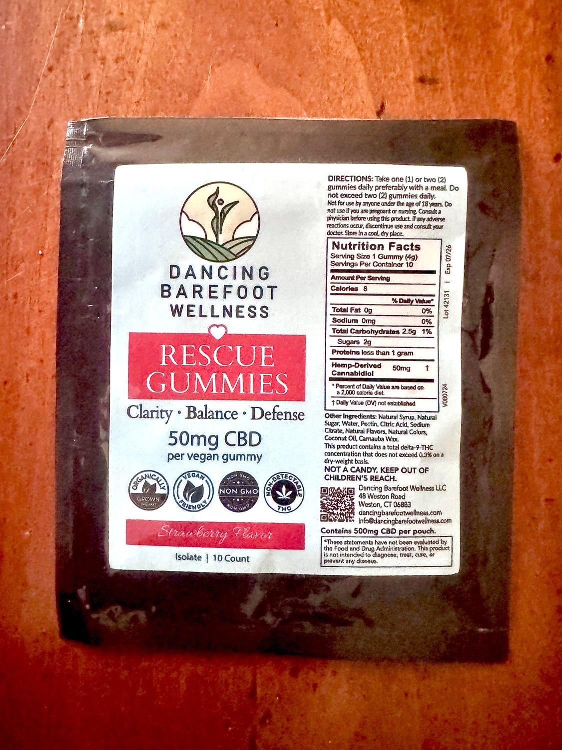 Rescue Gummy Starter Pack with 50mg CBD & NO THC