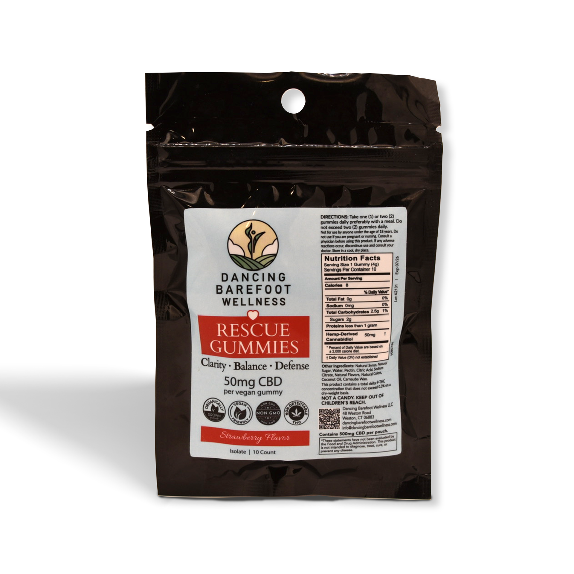 Rescue Gummy Starter Pack with 50mg CBD & NO THC