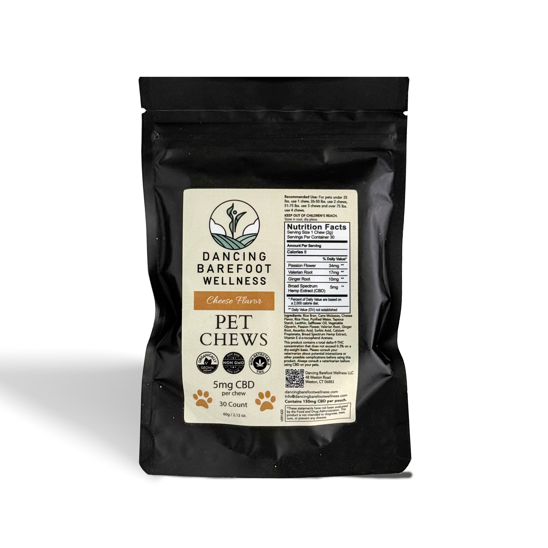 CBD Pet Chews 5mg ( for dogs and cats)