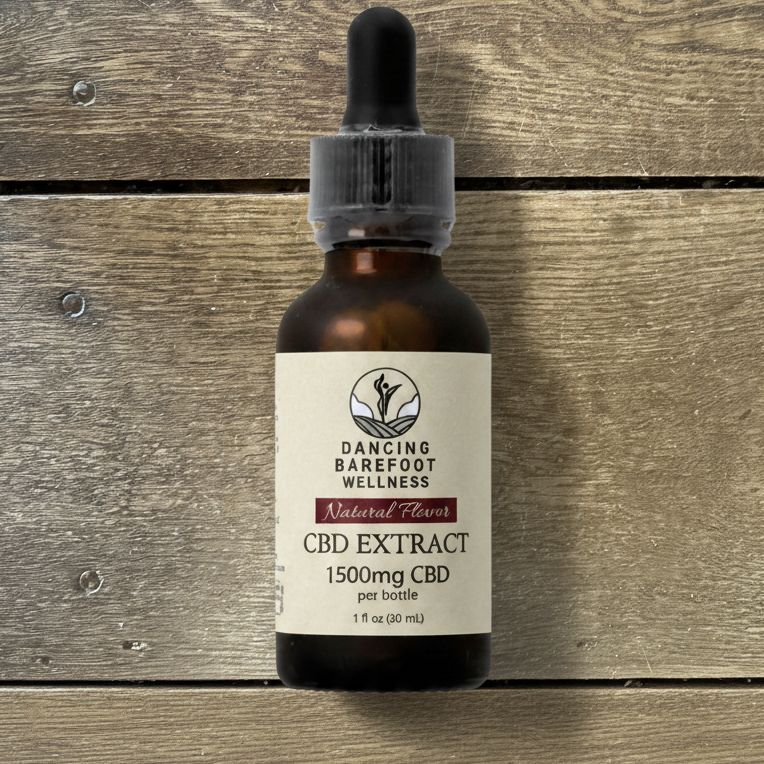CBD Natural Flavored Extract 1500mg. (1 oz.)