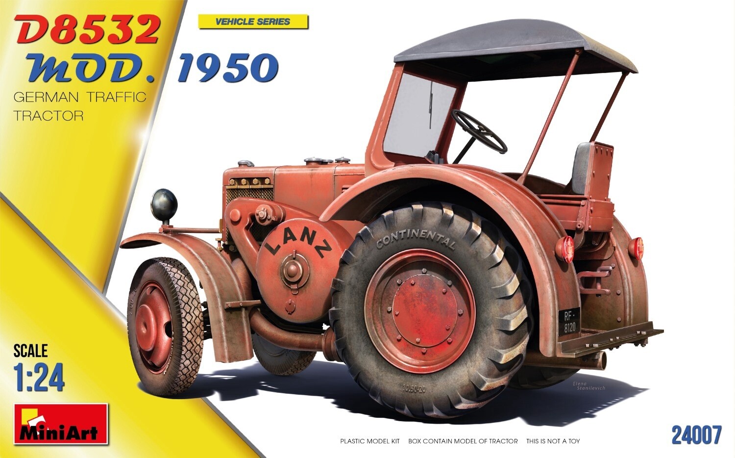 GERMAN TRAFFIC TRACTOR D8532