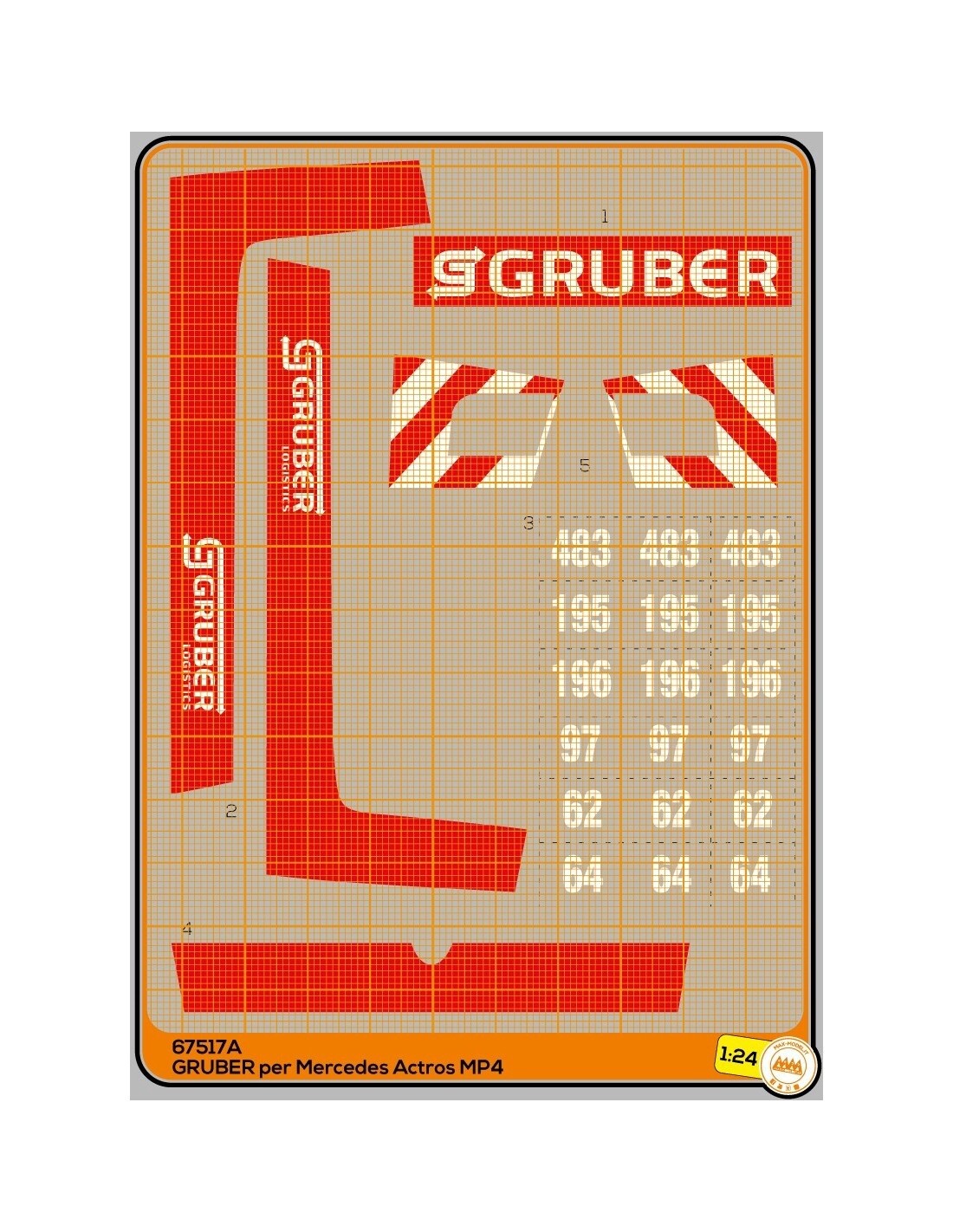Gruber - MB Actros MP4 - M67517A