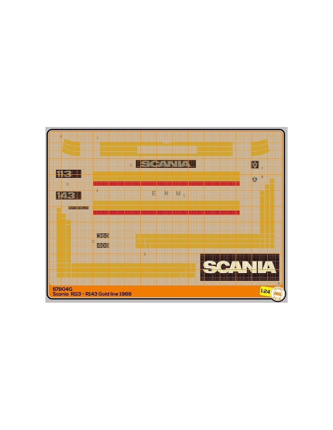 Scania 113-143 Gold line - M67804G